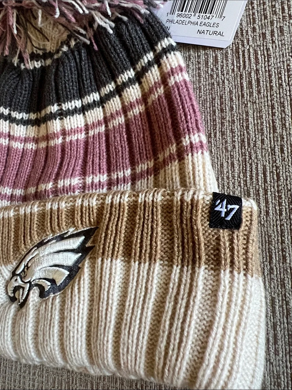 Women’s NFL Philadelphia Eagles 47 Knit Hat with Pom Pom